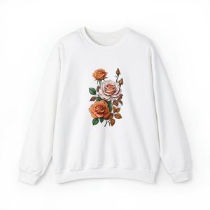 Women Sweatshirt Flowers
